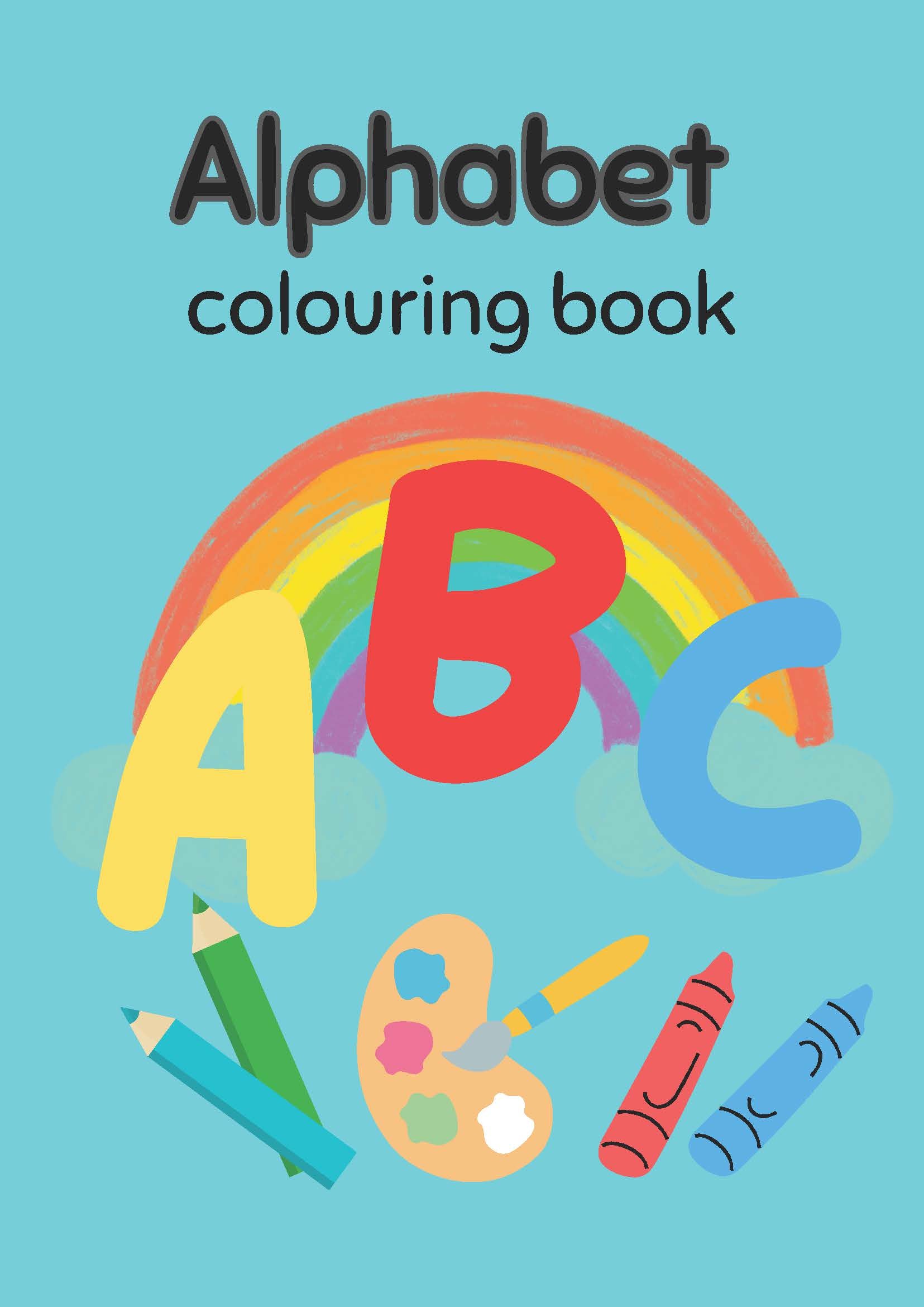 Alphabet ABC Coloring Printables Book Worksheet