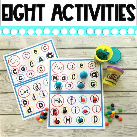 Alphabet Activity Mats | 8 Hands-On Alphabet Centers | Alphabet Recognition