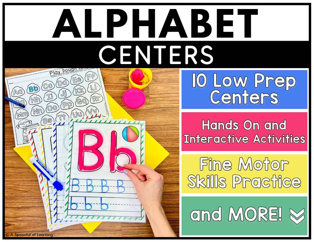 Alphabet Centers and Activities | Learning the Alphabet | Alphabet Recognition