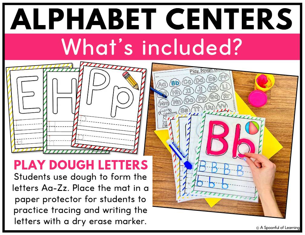 Alphabet Centers and Activities | Learning the Alphabet | Alphabet Recognition