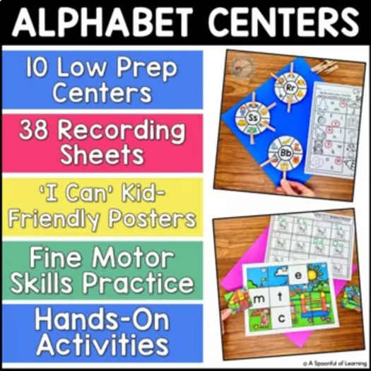 Alphabet Centers and Activities | Learning the Alphabet | Alphabet Recognition