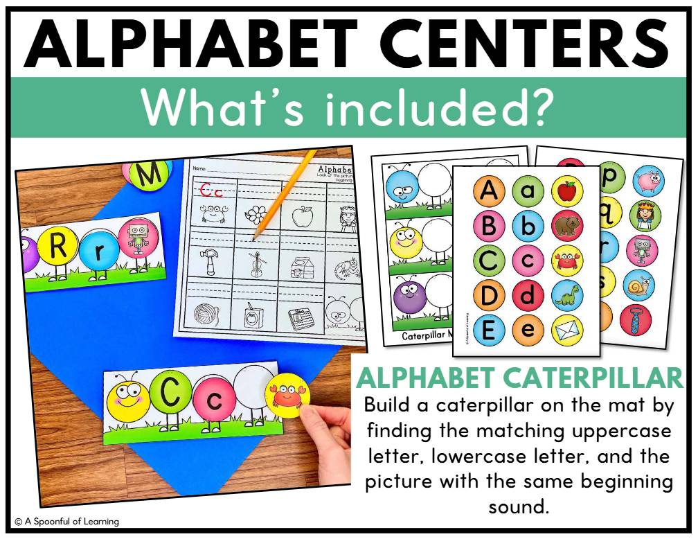 Alphabet Centers and Activities | Learning the Alphabet | Alphabet Recognition