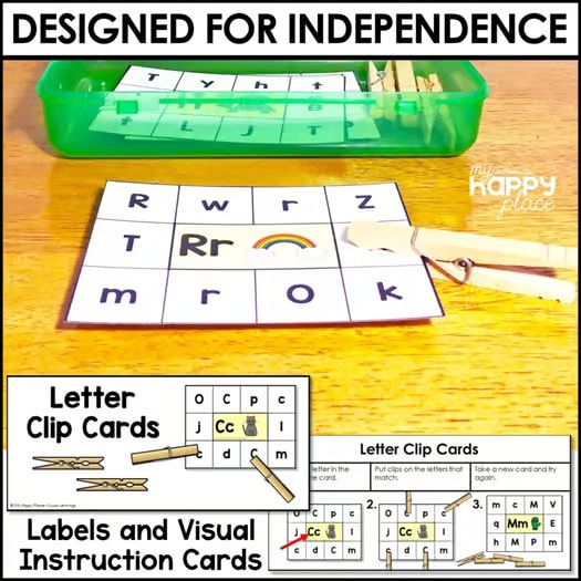 Alphabet Fine Motor Task Boxes - Morning Tub & Busy Box Motor Skills Activities