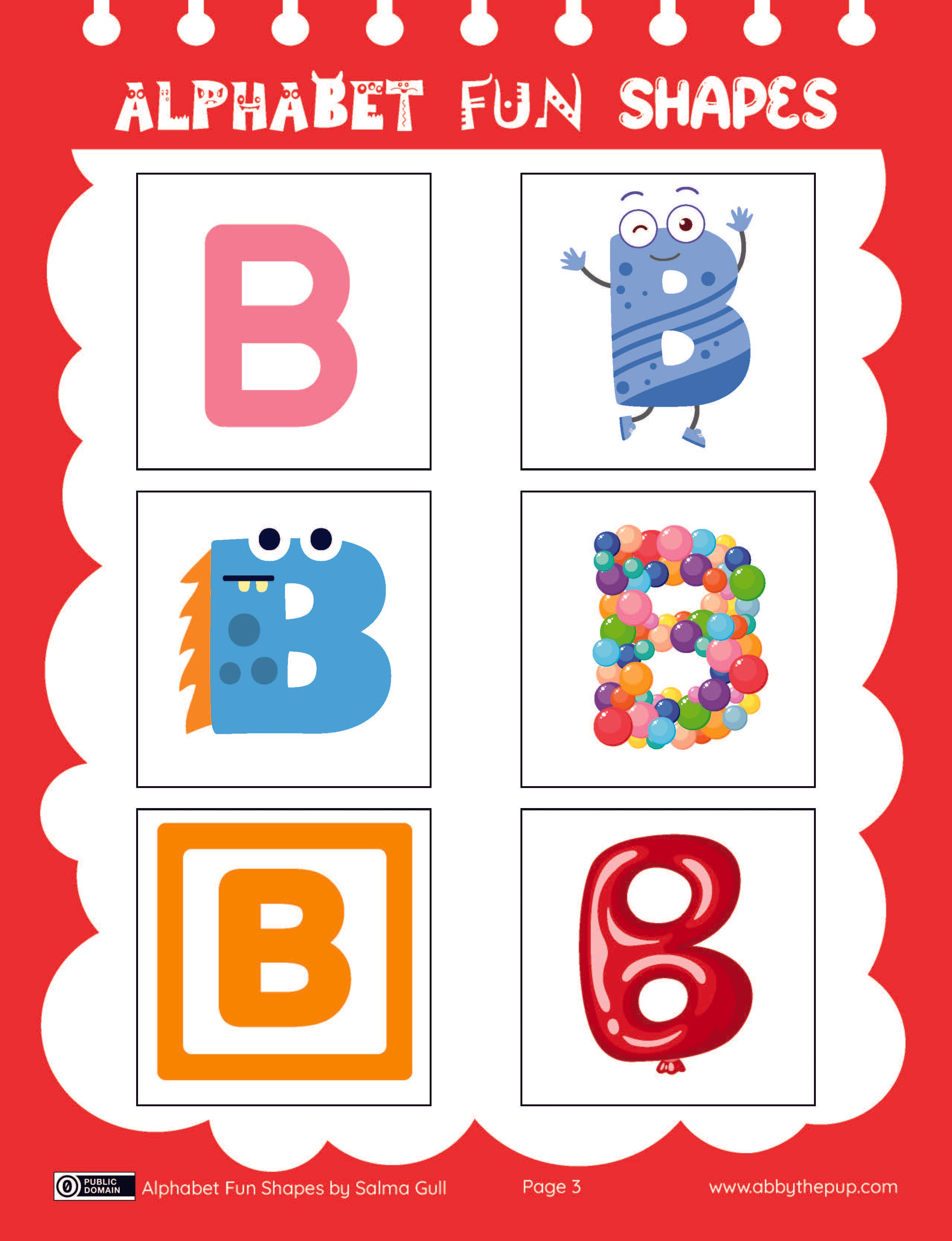 Alphabet Fun Shapes