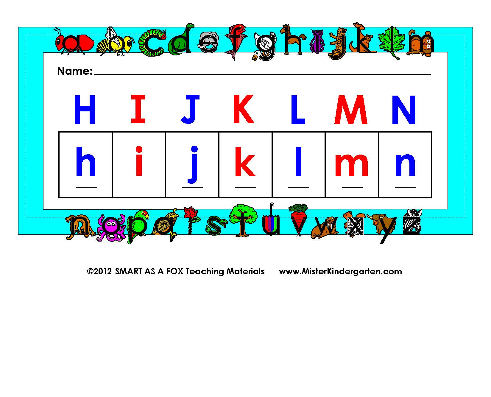 Alphabet Matching & CVC Word Building – Jungle Theme
