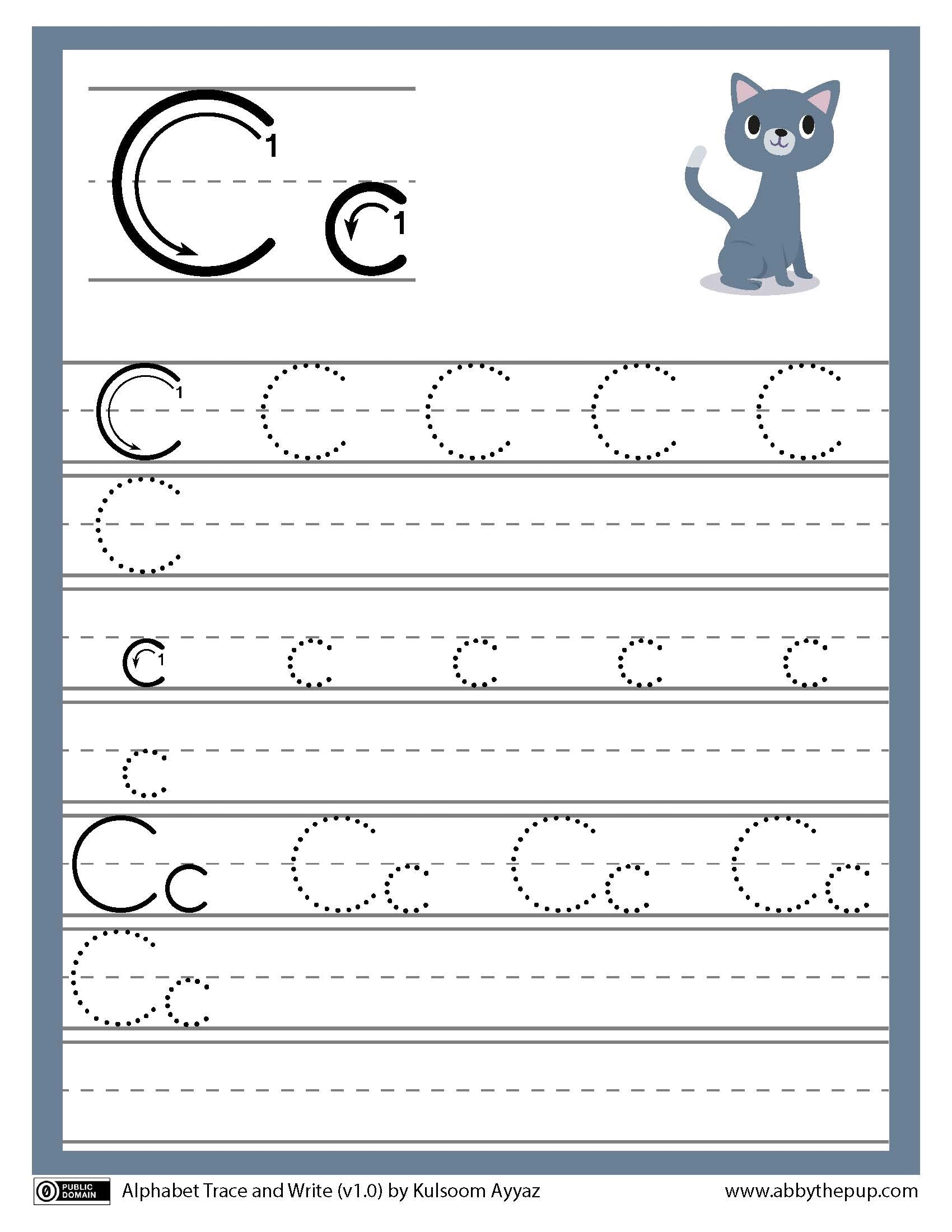 Alphabet Trace and Write