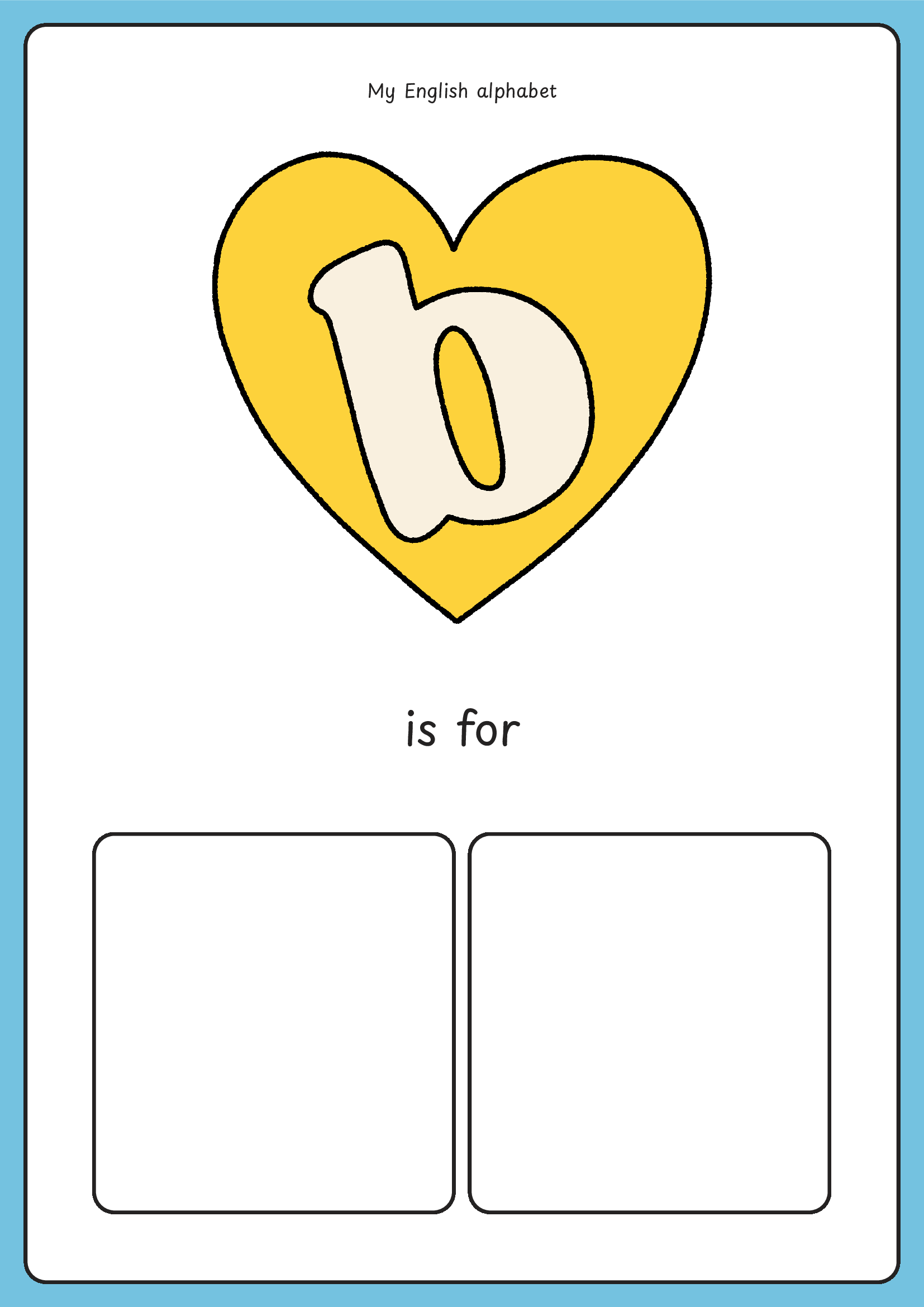 Alphabet Workbook in Colorful Bold