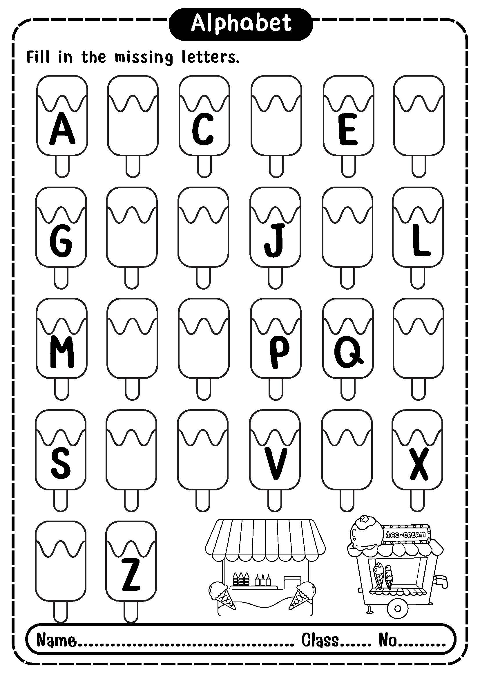 Alphabet Worksheet