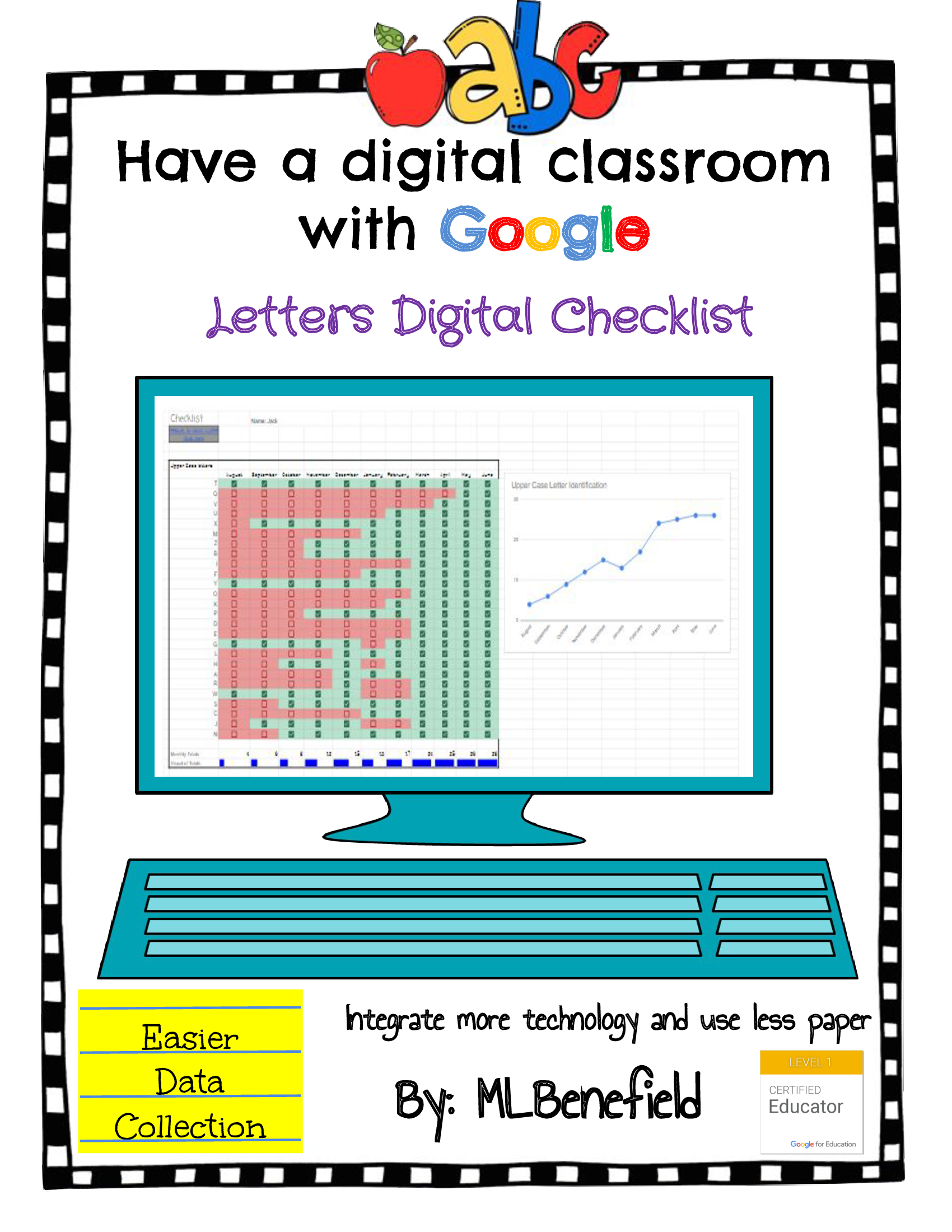 Alphabet checklist Bonus: Digital Checklist Added