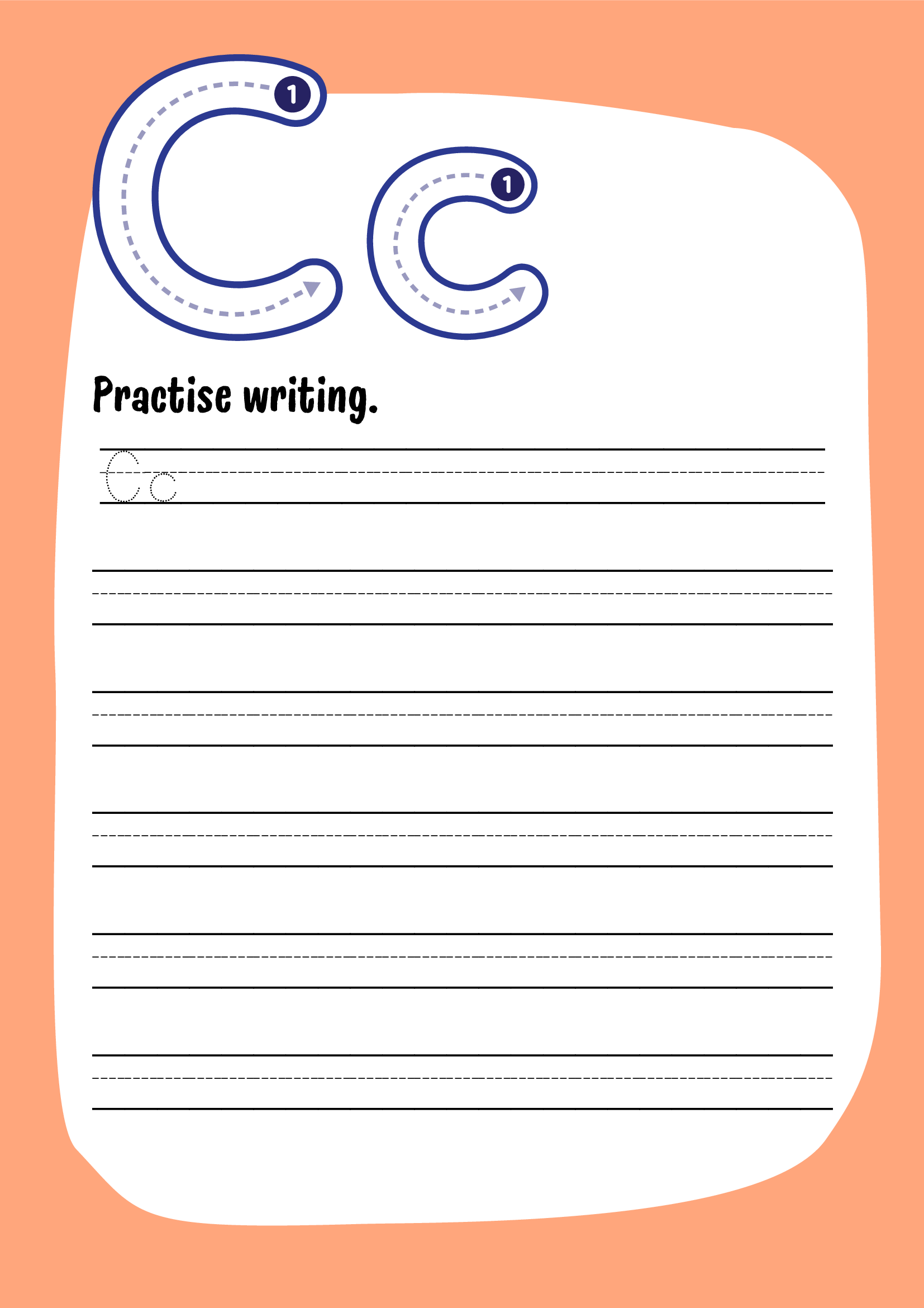 Back to School Alphabet Tracing