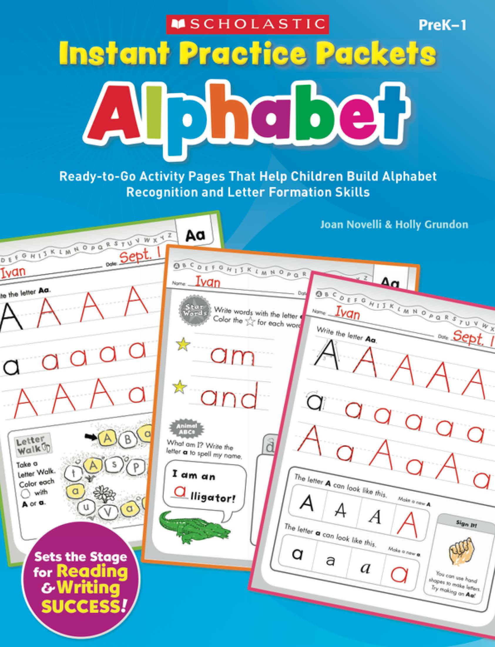 Instant Practice Packets - Alphabet PDF