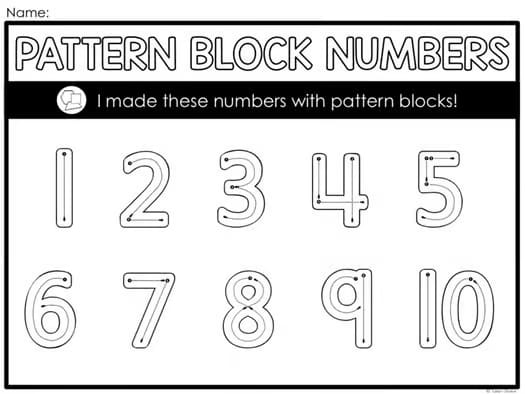 Just Add Manipulatives! Pattern Block Numbers