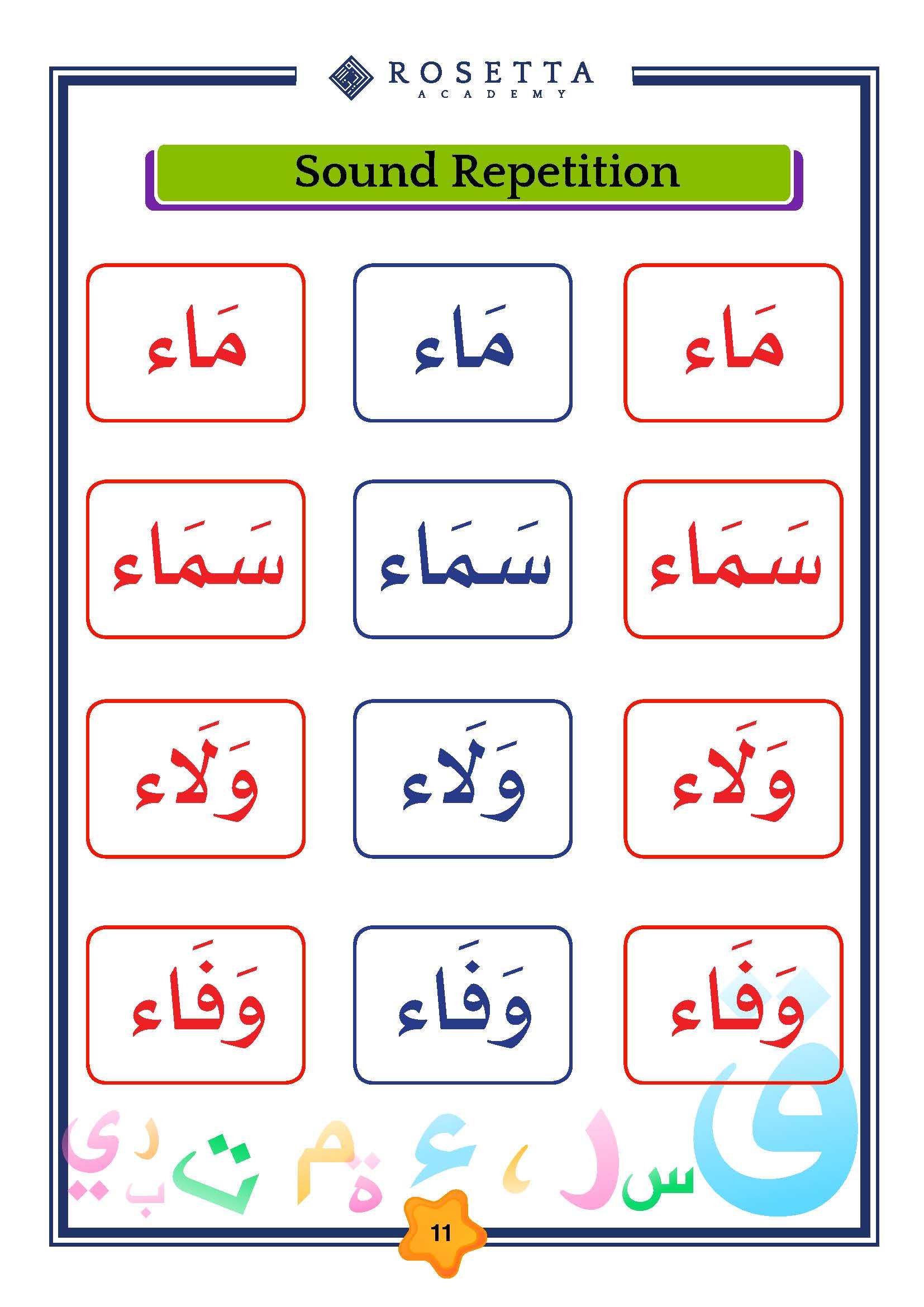 Letters of the Arabic ALPHABET and their SHAPES