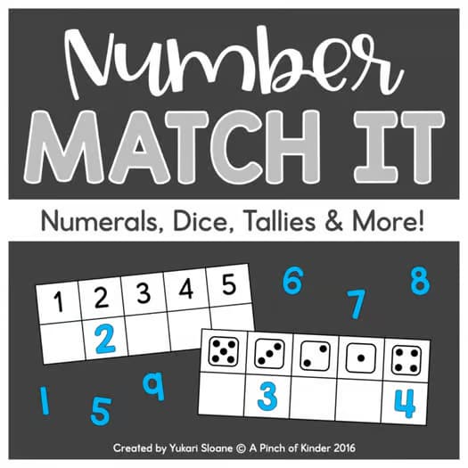 Number Centres: Number Match It!