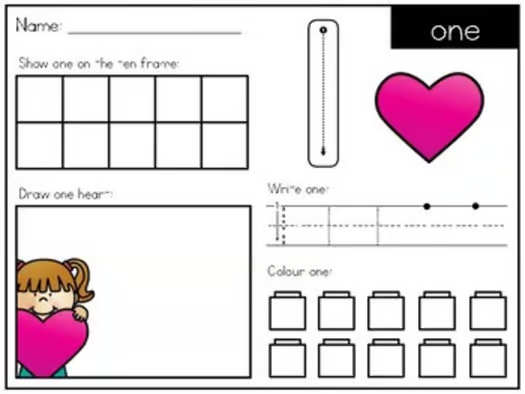 Number Centres: Number Print It 2