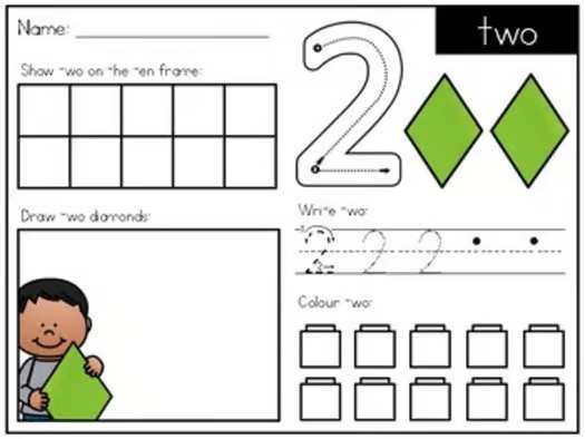 Number Centres: Number Print It 2