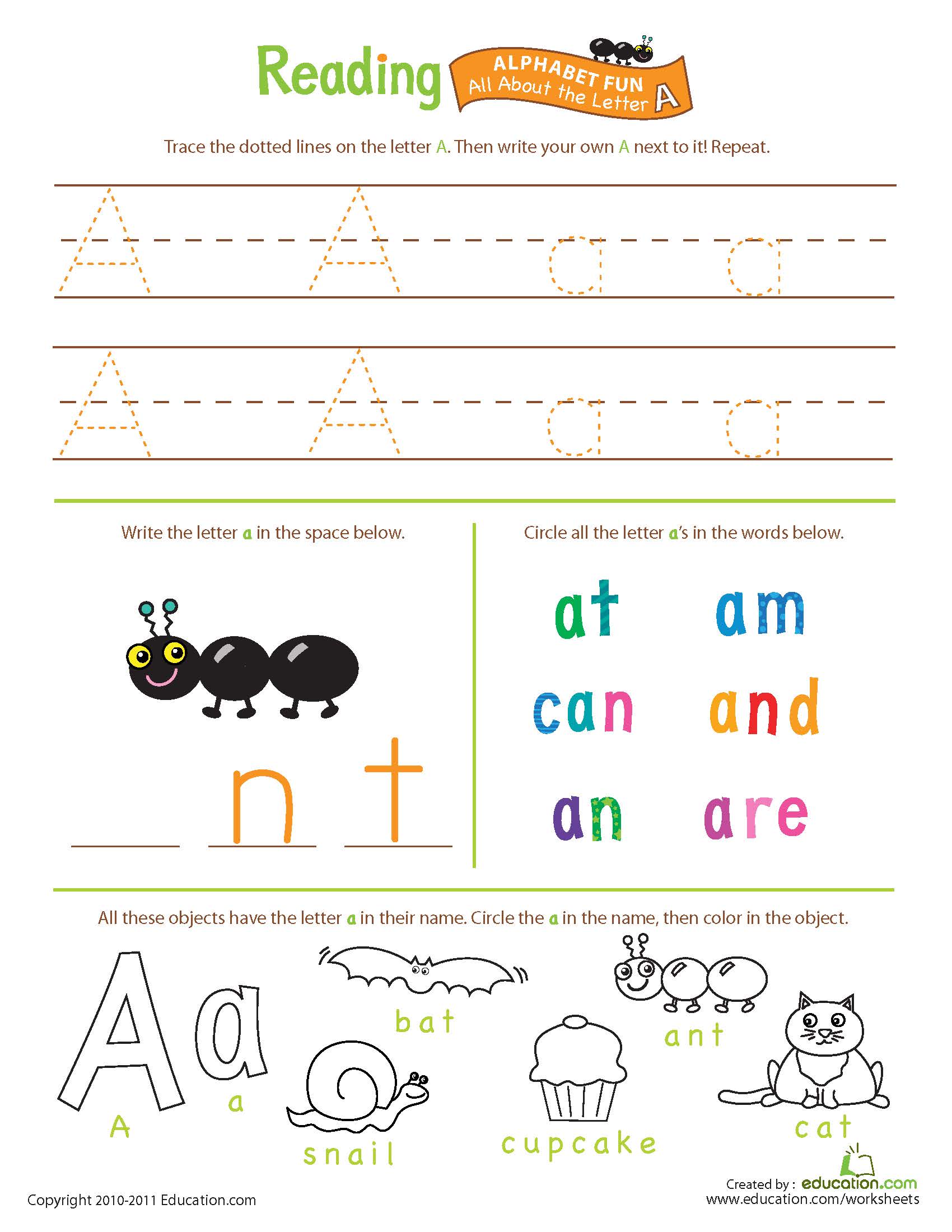 Preschool - About Alphabet Workbook PDF