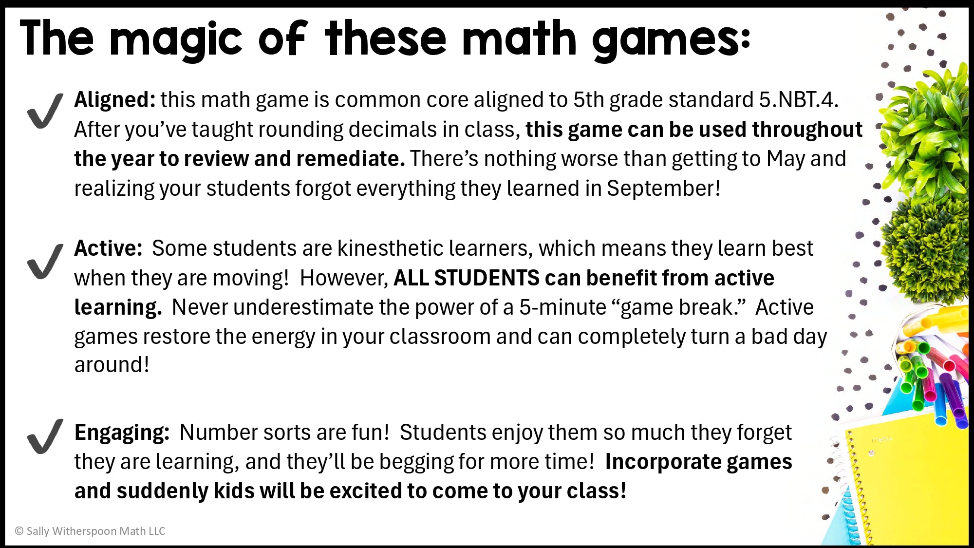5th Grade Practice Rules Review Round Decimals on a Number Line Place Value Game
